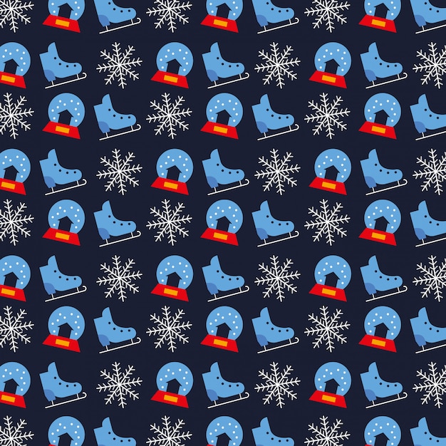 Vetor fundo de natal patternn. ilustração