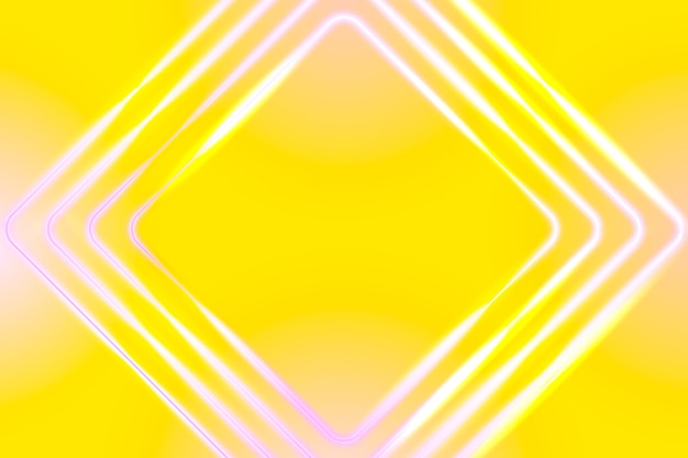 Fundo de neon amarelo gradiente