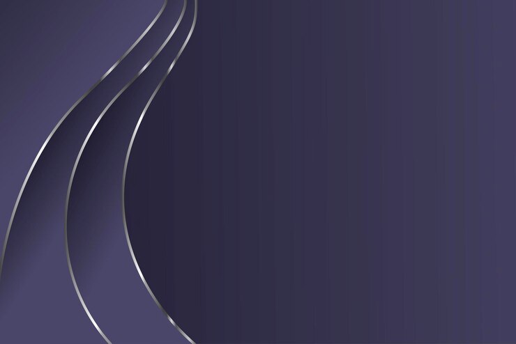 Vetor fundo de onda de luxo cromado roxo