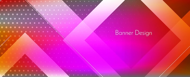 Fundo de padrão de banner de design decorativo moderno geométrico abstrato