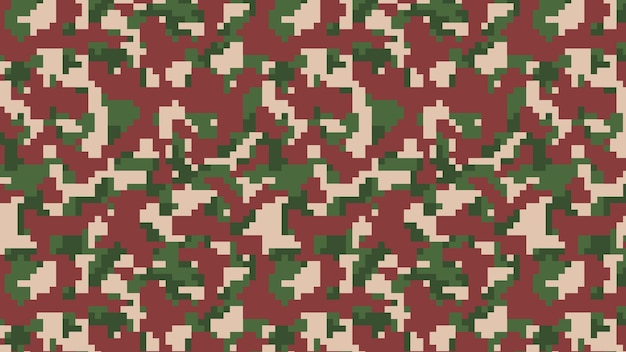 Fundo de padrão de camuflagem de pixel militar e militar