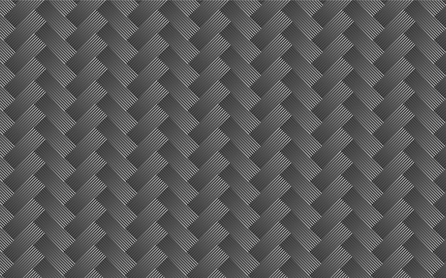 Fundo de padrão de carbono preto com textura de malha hexagonal Vetor grátis