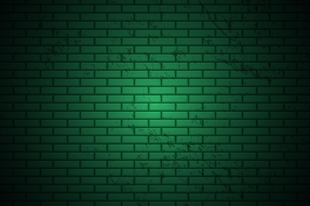 Vetor fundo de parede de tijolos com ilustração de textura grunge