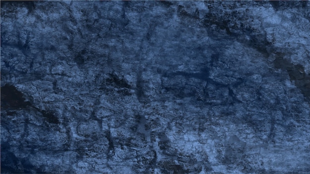 Vetor fundo de pintura abstrato azul escuro