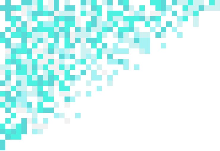 Vetor fundo de pixel de textura abstrata azul