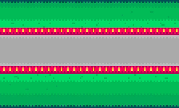 Fundo de pixel em tons de verde e vermelho