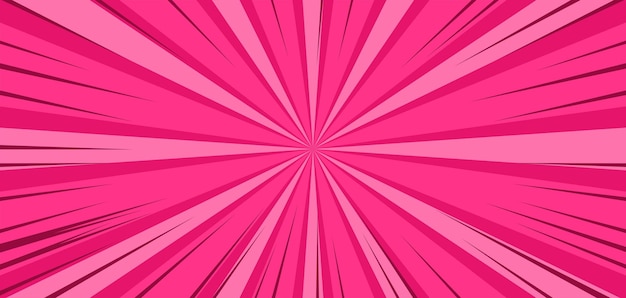 Fundo de quadrinhos de desenho animado rosa estourado