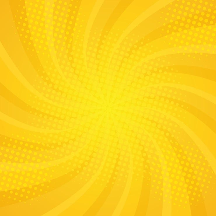 Vetor fundo de raios de quadrinhos com meios-tons