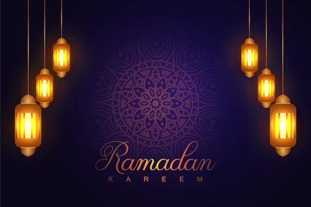 fundo de ramadan kareem