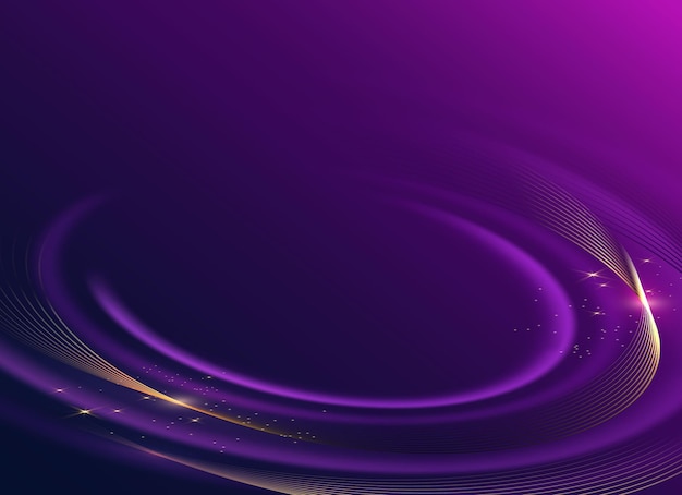 Fundo de Redemoinho de Ouro Púrpura