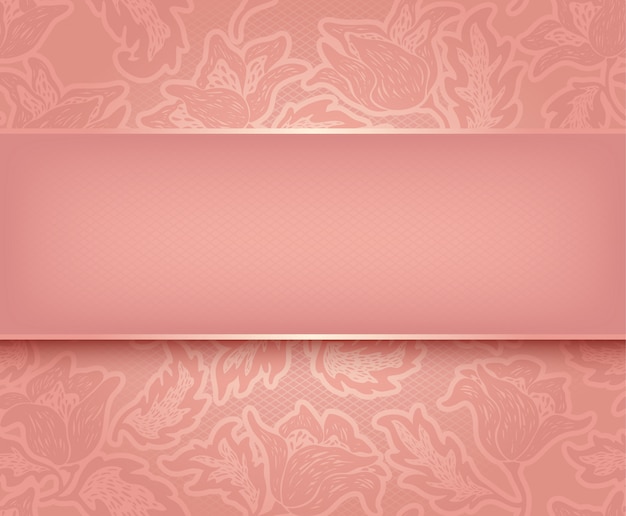 Fundo de renda rosa