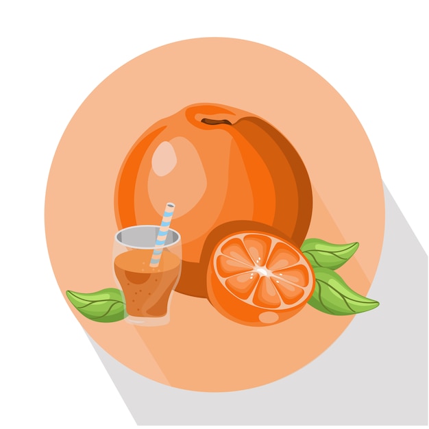 Fundo de suco de laranja