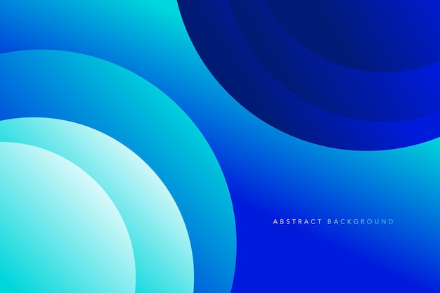 Fundo de tecnologia 3D azul abstrato e geométrico