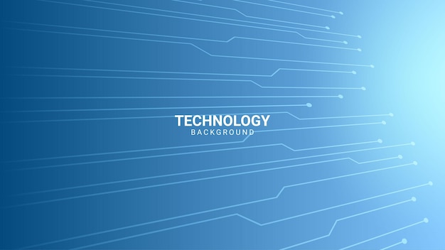 fundo de tecnologia com linhas azuis e pontos