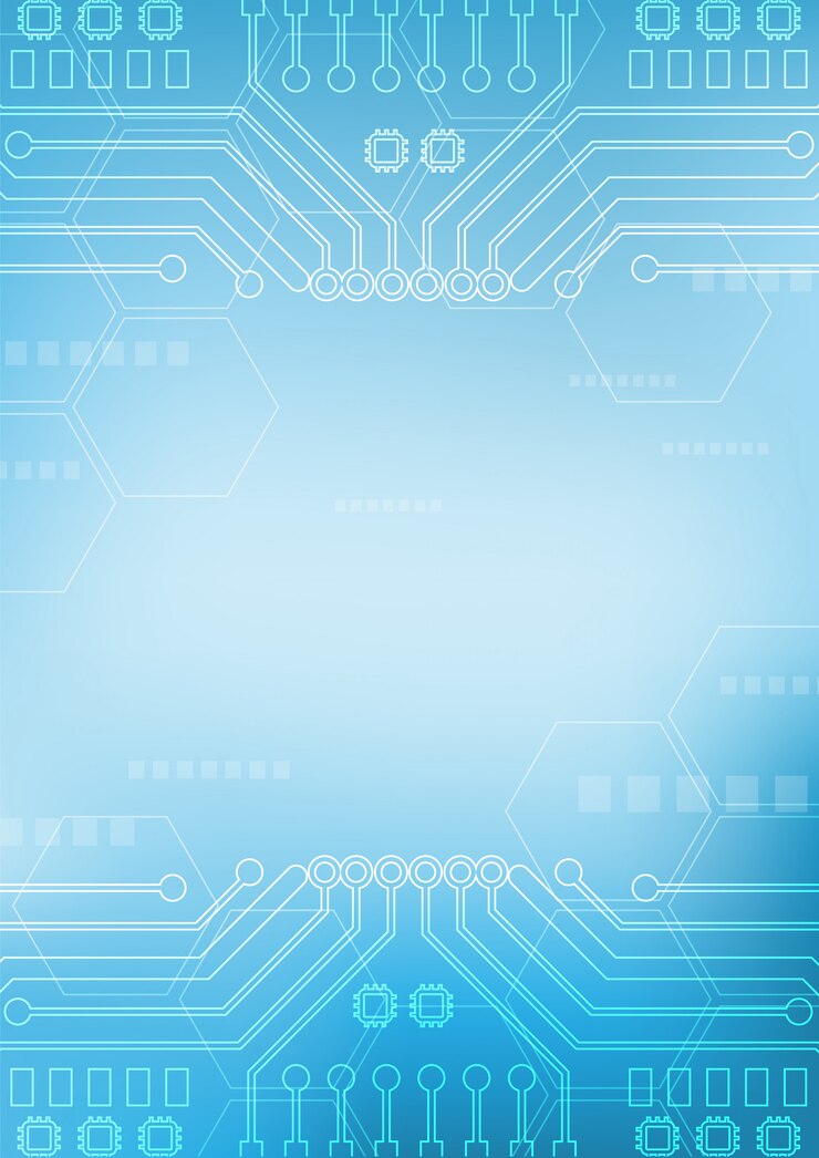 Vetor fundo de tecnologia hexágono com placa de circuito macio sistema de conexão de dados digitais de alta tecnologia e computador eletrônico