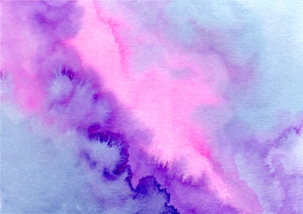 Fundo de textura abstrato rosa roxo com aquarela