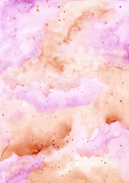 Fundo de textura aquarela abstrata marrom roxo