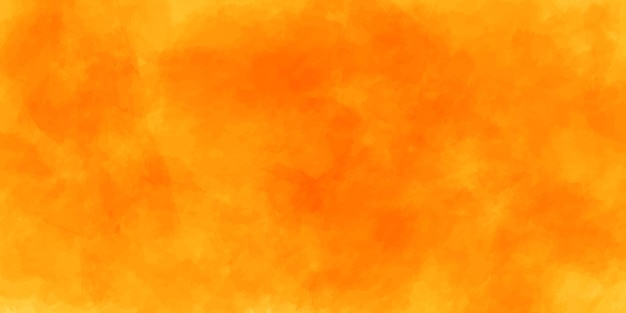 Fundo de textura aquarela laranja grunge com fumaça, fundo abstrato de tinta aquarela pastel