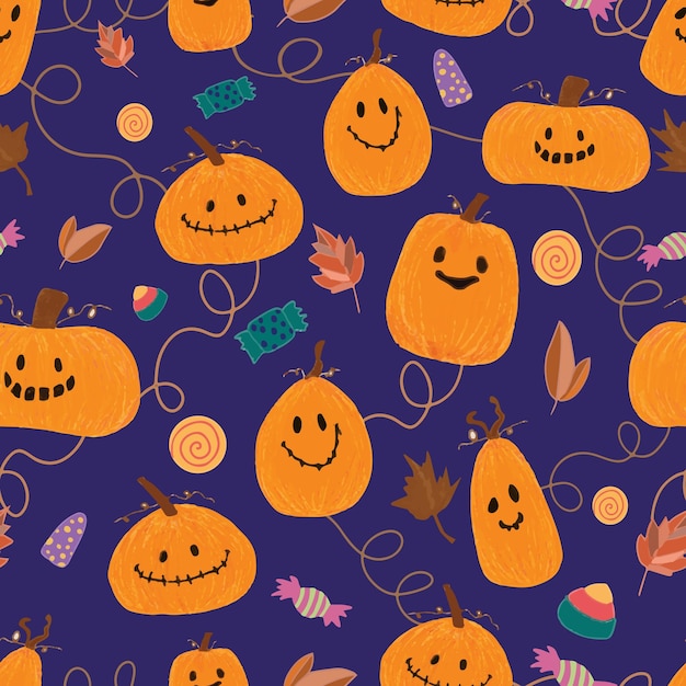 Fundo de textura de abóbora de Halloween