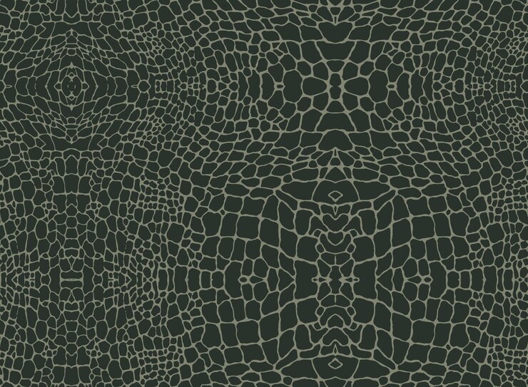 Vetor fundo de textura de impressão de padrão de crocodilo