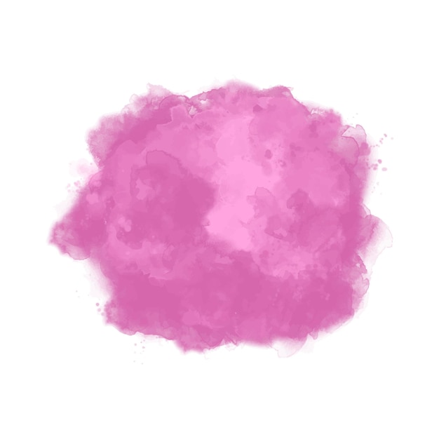 Fundo de textura de mancha de aquarela magenta pálida abstrata