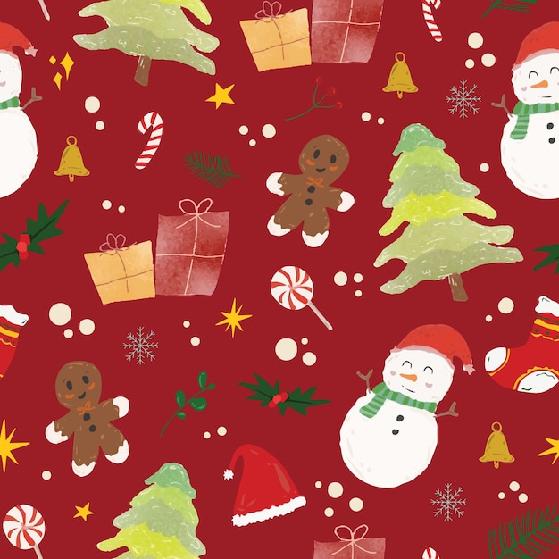 Fundo de textura de padrão de Natal