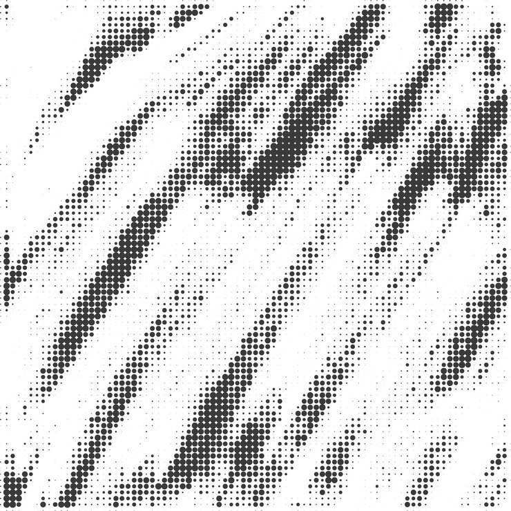 fundo de textura de padrão grunge meio-tono preto e branco