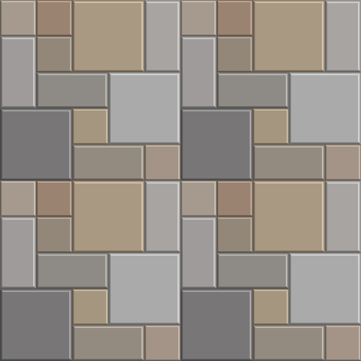 Vetor fundo de textura de pavimento de pedra de tijolo 3d