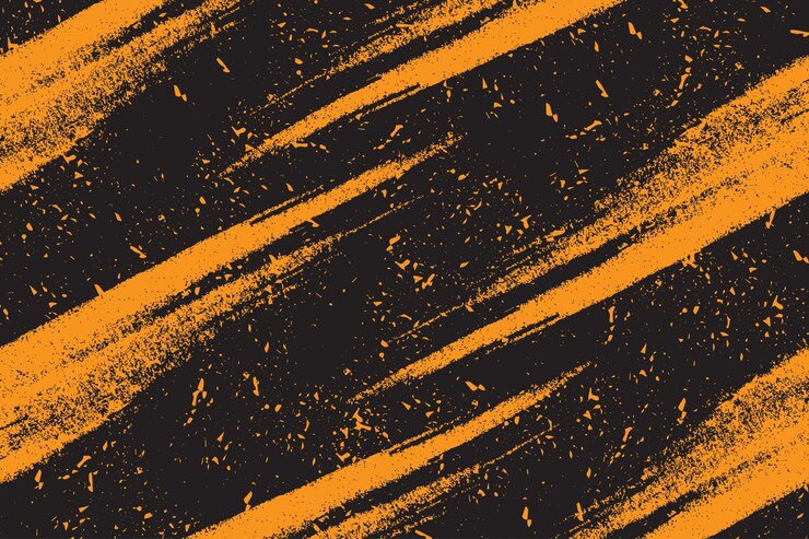 Vetor fundo de textura grunge laranja e preto