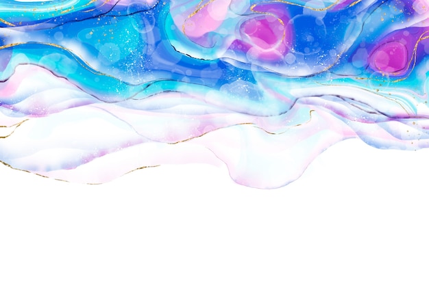 Fundo de tinta aquarela álcool