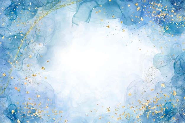 Fundo de tinta de álcool de aquarela