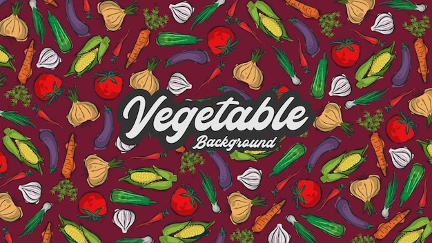 Fundo de vegetais ou alimentos