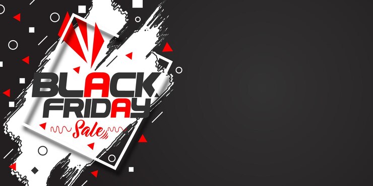 Vetor fundo de venda de sexta-feira negra e ilustração de banner