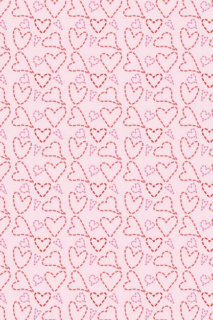 Vetor fundo de vetor de coração de amor e padrão perfeito para um momento romântico adorável ou fundo de amor de dia dos namorados também pode ser usado para pôster ou impresso em camisa