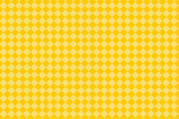 Vetor fundo de vetor de textura de tecido xadrez amarelo