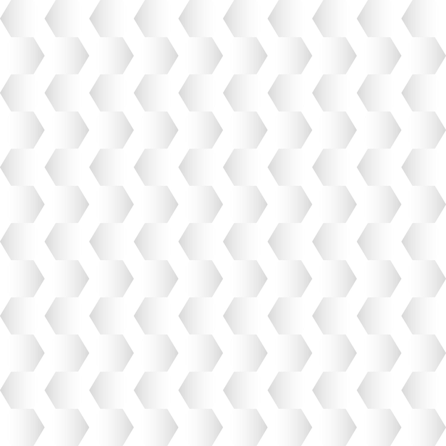 Fundo de vetor gradiente geométrico branco sem costura abstrato