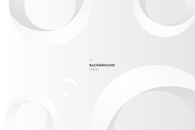 fundo de vetor premium de curva de cor gradiente abstrato branco e cinza
