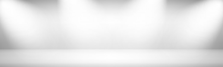 Vetor fundo de vitrine de estúdio moderno branco amplo gradiente com luzes