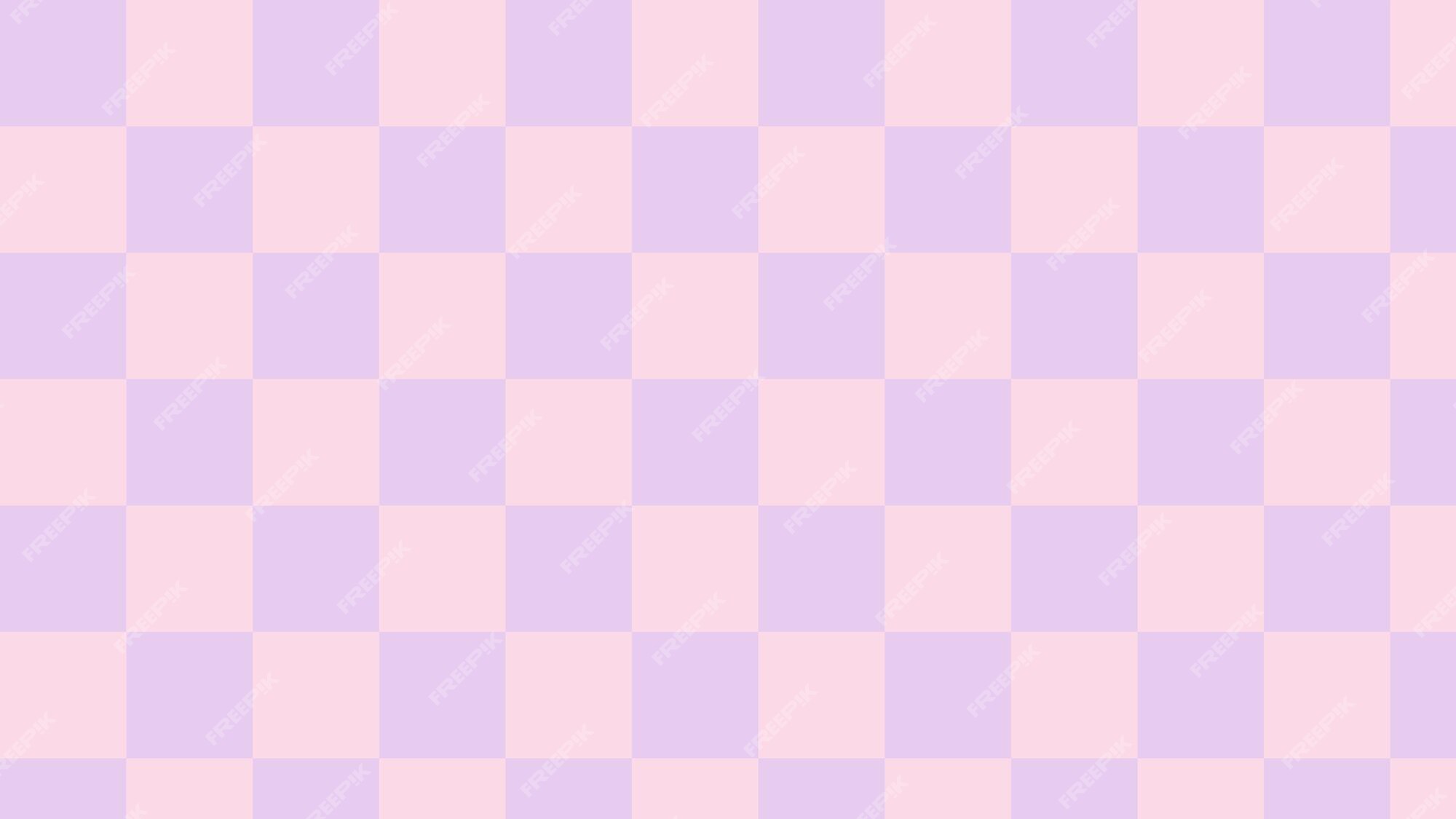 Papel de Parede Estilo Xadrez Rosa - Renovando em um clique!