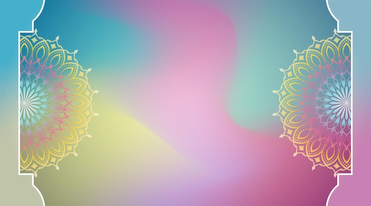 Vetor fundo decorativo colorido abstrato da mandala