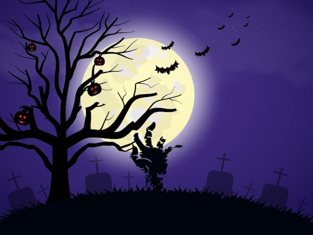 Fundo decorativo de halloween