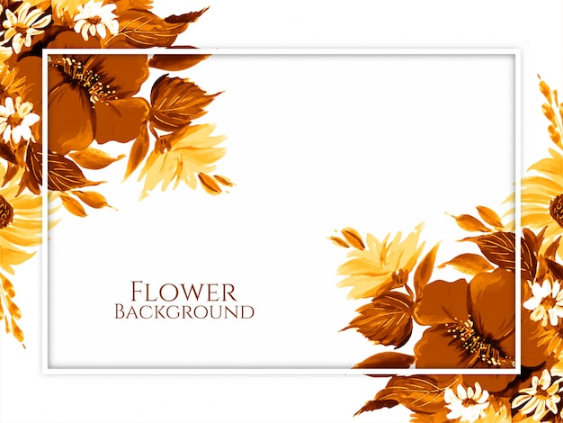 Fundo decorativo flor