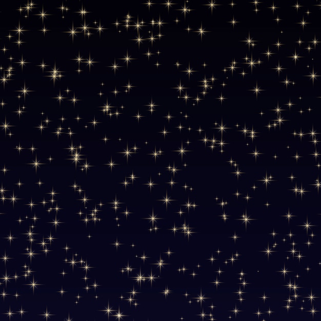 Fundo do céu com estrelas