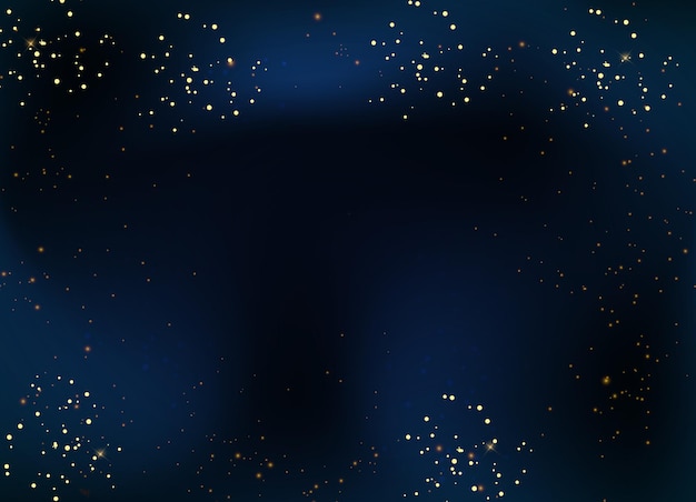 Fundo do céu noturno e das estrelas. Ilustração vetorial EPS10