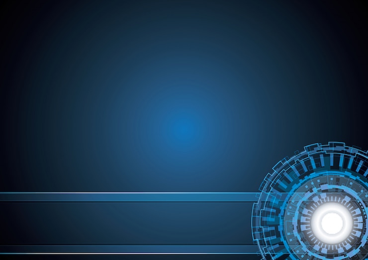 Vetor fundo do círculo abstrato de tecnologia
