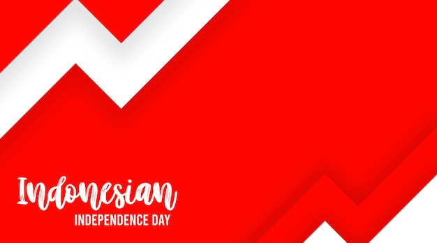 Fundo do dia da independência da indonésia