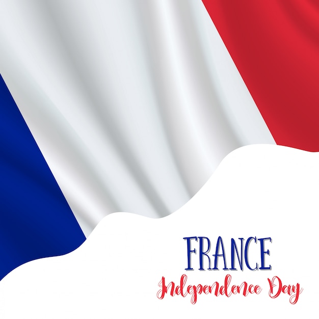 Vetor fundo do dia da independência de frança