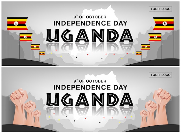 Fundo do dia da independência de uganda