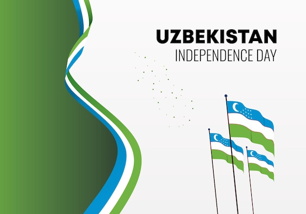 Fundo do dia da independência do uzbequistão para celebração nacional em 1º de setembro