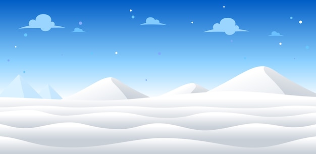 Vetor fundo do dia da neve